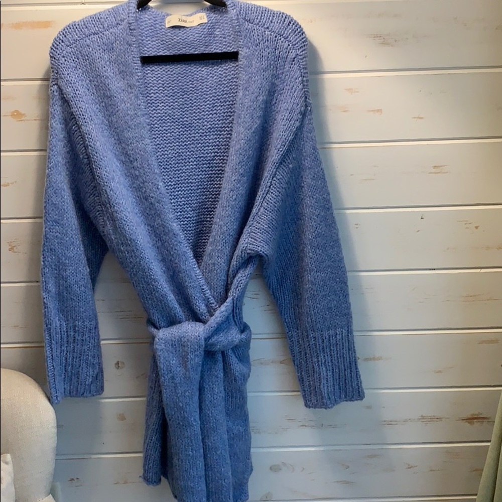 Zara oversized warm and fuzzy cardigan